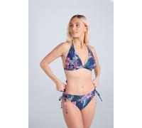 Animal Iona Womens Halter Printed Bikini - Chlorine & Saltwater Resistant & Regular Fit - Best forSpring Summer Beach & Outdoors Dark Blue Women's Size 6