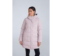 Animal Women's 'Ivy' Water Resistant Warm & Cosy Downproof Lining Down Longline Coat in Light Beige | Size: 12 Animal Light Beige 12