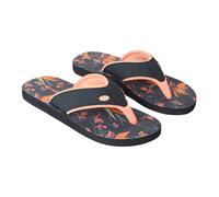 Animal Womens Swish Autumn Leaf Recycled Flip Flops - Burnt Orange - Burnt Orange - 7 UK