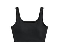 Animal Womens Laurel Cropped Tank Top - Black - Black - 18 UK - 80% Polyester/20% Elastane