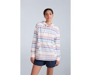 Animal Women's 'Lila' Cotton Beach Hoodie Casual Adjustable Lightweight Sweatshirt in Coral | Size: 6 Animal Coral 6