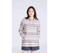 Animal Women's 'Lila' Cotton Beach Kangaroo Pocket Adjustable Hood Casual Hoodie in Purple | Size: Large Animal Purple L