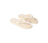 Animal Womens Logo Recycled Flip Flops - Beige/White - 6 UK - Beige/White - 100% Mixed