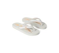 Animal Womens Logo Recycled Flip Flops - Grey/Gold - 8 UK - Grey/Gold - 100% Mixed