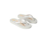 Animal Womens Logo Recycled Flip Flops - Grey/Gold - Grey/Gold - 8 UK
