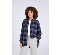 Animal Women's 'Maisie' Supersoft Casual Warm Comfy Relaxed Fit Button Down Shirt in Navy | Size: 8 Animal Navy 8