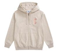 Animal Womens Maya Full Zip Hoodie - Light Beige - Light Beige - 6 UK - 100% Organic Cotton