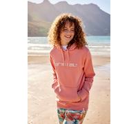 Animal Women's Maya Hoodie Sweatshirt Gym Training Cotton Pullover in Coral | Size: 6 Animal Coral 6