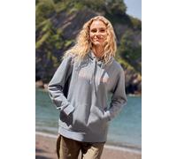 Animal Women's Maya Hoodie Sweatshirt Gym Training Cotton Pullover in Light Blue | Size: 6 Animal Light Blue 6