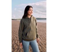 Animal Maya Womens Hoodie - Lightweight & Breathable Sweatshirt with Kangaroo Pocket & Drawcord Hood - Best for Spring Summer, Holiday & Outdoors Light Khaki Women's Size 8