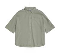 Animal Womens Nova Linen Shirt - Pale Green - Pale Green - 18 UK