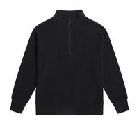 Animal Women's Ottoman Half Zip Jumper - Black - 6 UK - Black - 52% Cotton/46% Polyester/2% Elastane