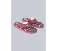 Animal Women's Swish All Over Printed Flip Flop in Light Pink | Size: 4 Animal Light Pink 4