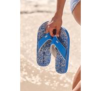 Animal Women's Swish All Over Printed Flip Flop in Pale Blue | Size: 6 Animal Pale Blue 6