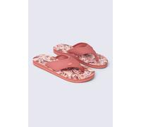 Animal Swish Womens AOP Flip Flops - Slip-on, Lightweight Sandals with Soft padded upper straps - For Autumn, Winter, Beach & Outdoors Tan Adult Shoe Size 7