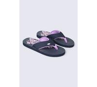 Animal Swish Womens AOP Flip Flops - Slip-on, Lightweight Sandals with Soft padded upper straps - For Autumn, Winter, Beach & Outdoors Light Purple Adult Shoe Size 7