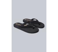 Animal Women's Swish Logo Flip Flop in Black | Size: 6 Animal Black 6