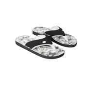 Animal Womens Swish Palm Print Recycled Flip Flops - Lilac - 8 UK - Lilac - 100% Mixed