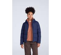 Animal Women's 'Tech Down' Warm Padded Water Resistant Full Zip Hooded Winter Jacket in Navy | Size: 6 Animal Navy 6