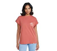 Animal Womens Wherever The Waves Holly Logo T-Shirt - Rust - 6 UK - Rust - 100% Cotton