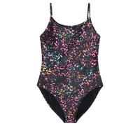 Animal Womens Zadie One Piece Swimsuit - Jet Black - 6 UK - Jet Black - 85% Recycled Polyester/15% Elastane