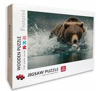 Animal Wooden Jigsaw Puzzles 39x28in, Bear Jigsaw Puzzles 2000 Pieces for Adults with Box, Educational Challenging Game, Back Lettering Easy to Distinguish, Summer Gifts, Beautiful Decoration, B-6865