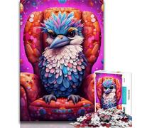 Animal Woodpeckers Puzzles for Teenagers Teens 1000pc Puzzle,Help The Brain Exercise Addictive Toys to Cultivate Patience A Work of Art (50x75cm)