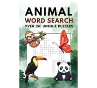 Animal Word Search: A Fun Brain Game Puzzle Book Packed with Wild Animal Word Searches