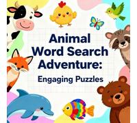 Animal Word Search Adventure: 40 Puzzles with Hidden Words in Multiple Directions