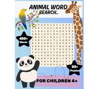 Animal Word Search Adventure for Kids 4+: 50+ puzzles | Ages 4 and Up | Develop Spelling, Memory & Pattern Recognition | Educational Activity Book for Boys & Girls
