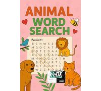 Animal Word Search Book: Easy-to-Read Print, Medium size 6×9 Inches Over 50 Puzzles (Word search for dementia patients)
