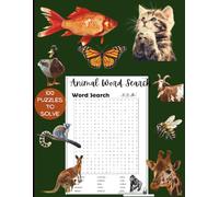 Animal Word Search Puzzle Book: A Delightful Word Search for Animal Lovers containing all kinds of animals both wild, domestic and aquatic. | 8.5*11 inches, 100 pages.