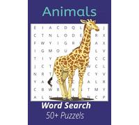 Animal Word Search Puzzle Book: Word Searches with Easy to Read Print about Animals, Zoo, Jungle and More - 6x9 inches, 110 pages - 50+ Puzzles... Gifts for Free Times, Vacations and Holidays