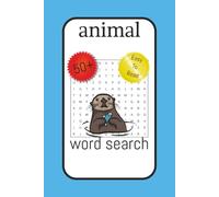 animal word search: Word Searches with Easy to Read Print about animals, mammals, wildlife and more | 6x9 inches, 110 pages |50+ Puzzles... Gift for Vacation, and Holidays