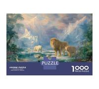 Animal World 1000 Piece Adult Puzzle - Recycled Cardboard & Anxiety Relief Mindful Activity Tranquil Vibrant Waters - Puzzle for The Whole Family 52x38cm/1000pcs Housewarming Gift for Families