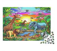 Animal World 1000 Piece Puzzles for Adults of Premium Board Jigsaw Puzzles with Impossible Puzzle for Challenging Puzzles for Adults As Gifts for Puzzle Lovers 70x50cm/1000pcs