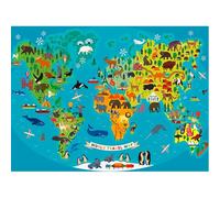 Animal World Map (150 XXL pieces) Jigsaw Puzzle - Brand New Sealed