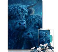 Animal Yak Adult Jigsaws 1000 Pieces Difficult,Challenging To Complete But Fun And Humorous Birthday Present,Gifts,Wall Art (75x50cm)