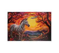 Animal Zebra Jigsaw Puzzles for Adults 500 Pieces Educational Toys Challenging Game 500 Piece Puzzles for Adults for The Whole for Women Gifts for Men