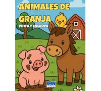 Animales de Granja: Pinta y Colorea: Libro para Colorear y Aprender a Dibujar con Trazos Fáciles | Actividades para Niños de 2 a 5 Años