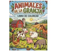 Animales de la granja: Libro de colorear