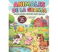 Animales de la granja: Une los puntos y descubre quién aparece
