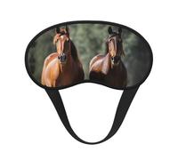 Animales Horses Sleep Mask for Men Women Blackout Eye Masks for Sleep, Relaxing Zero Pressure Night Blindfold Soft Breathable Eye Cover for Travel, Night Work, Nap, Office