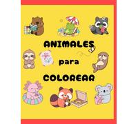 Animales para colorear: Libro para colorear animales