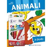 Animali. Ediz. illustrata. Con 6 pennarelli Jumbo Carioca (A colori)