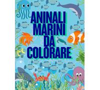 Animali marini da colorare (kids coloring book)