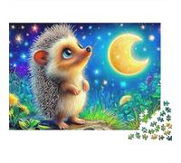 Animals 1000 Piece Cartoon Style Wooden Jigsaw Puzzle - Brain Game, Educational Fun & Relaxing Home Décor (Group Activity, 12+)