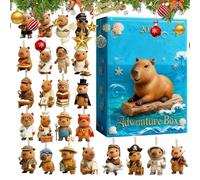 Animals ,2D Acrylic Figures,24 Days Countdown Christmas Decoration | For The Car Interior View Mirror And Classroom And Christmas Stocking Filling And The Garden Tree And