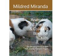 Animals A to Z Tracing & Coloring Book for Kids: Handwriting Practice with Fun Animal Alphabet Pages