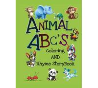 Animals ABC’s Coloring, Rhyme StoryBook